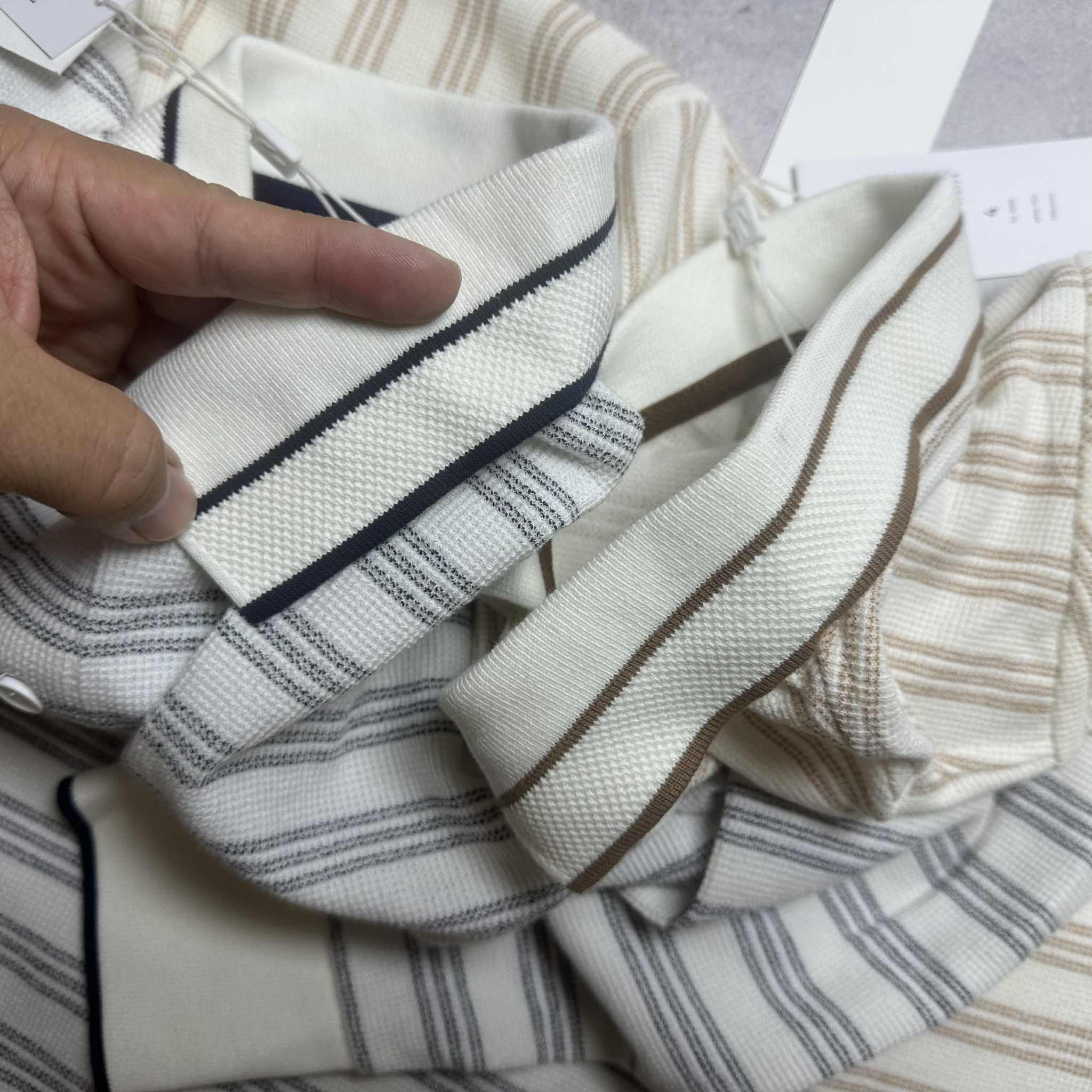 POLO DT LA.COSTE KẺ NGANG FORM SLIMFIT 6720