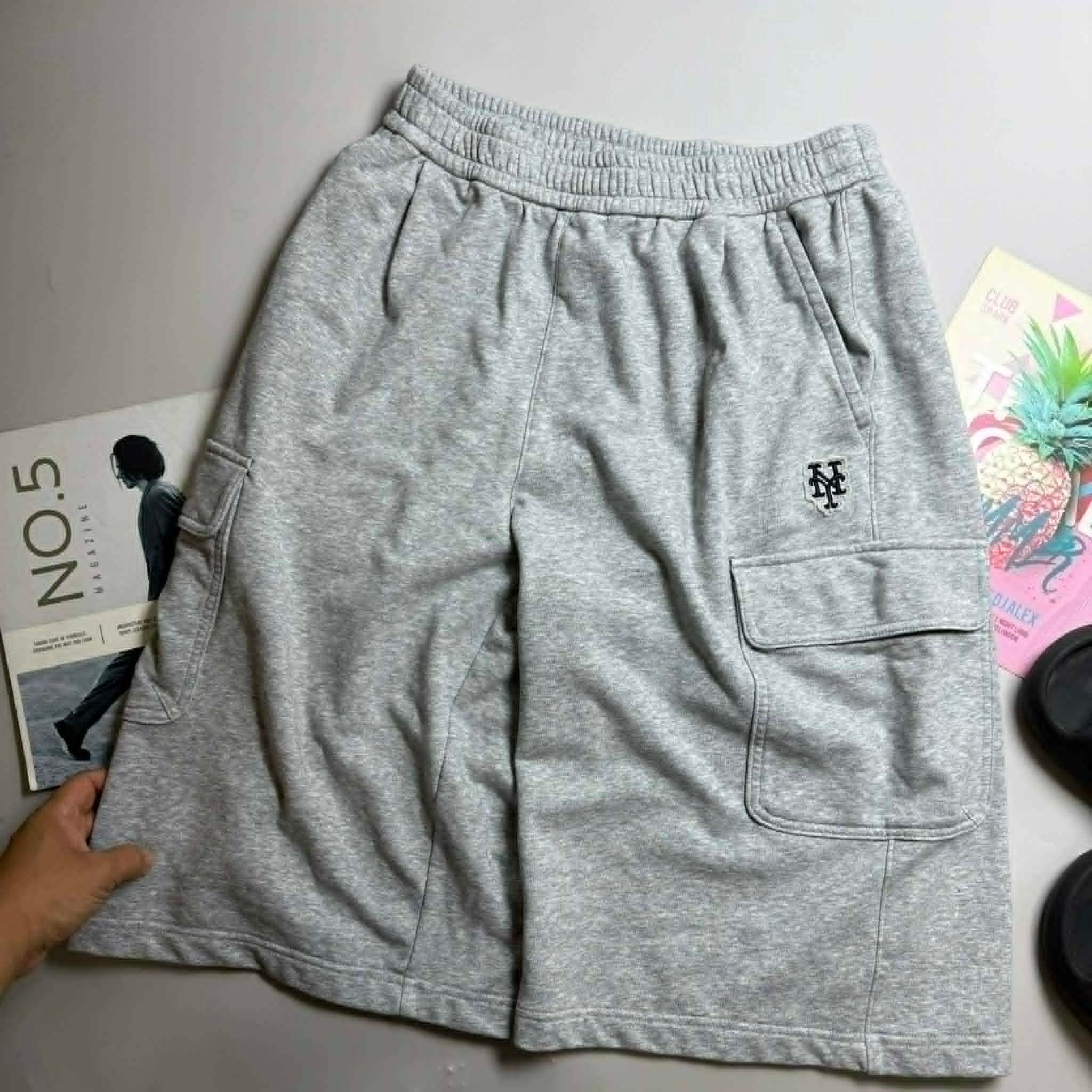SHORT NỈ M.L.B BASIC SMALL LOGO CARGO 5460
