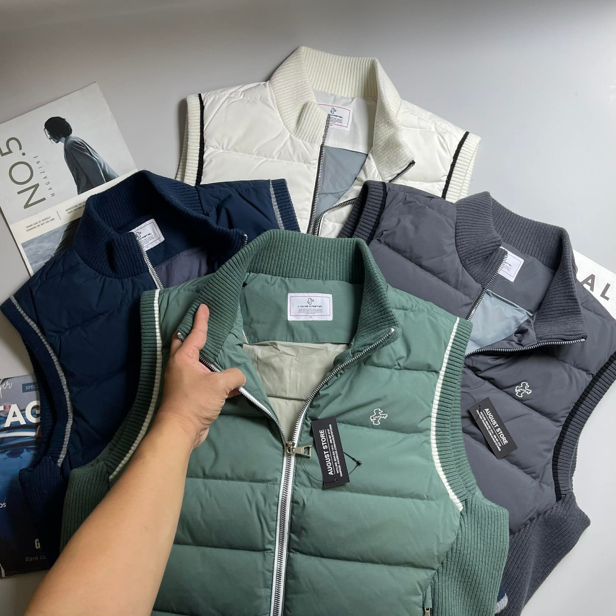 GILE LÔNG VŨ PHỐI LEN LOUIS.CASTEL 7106