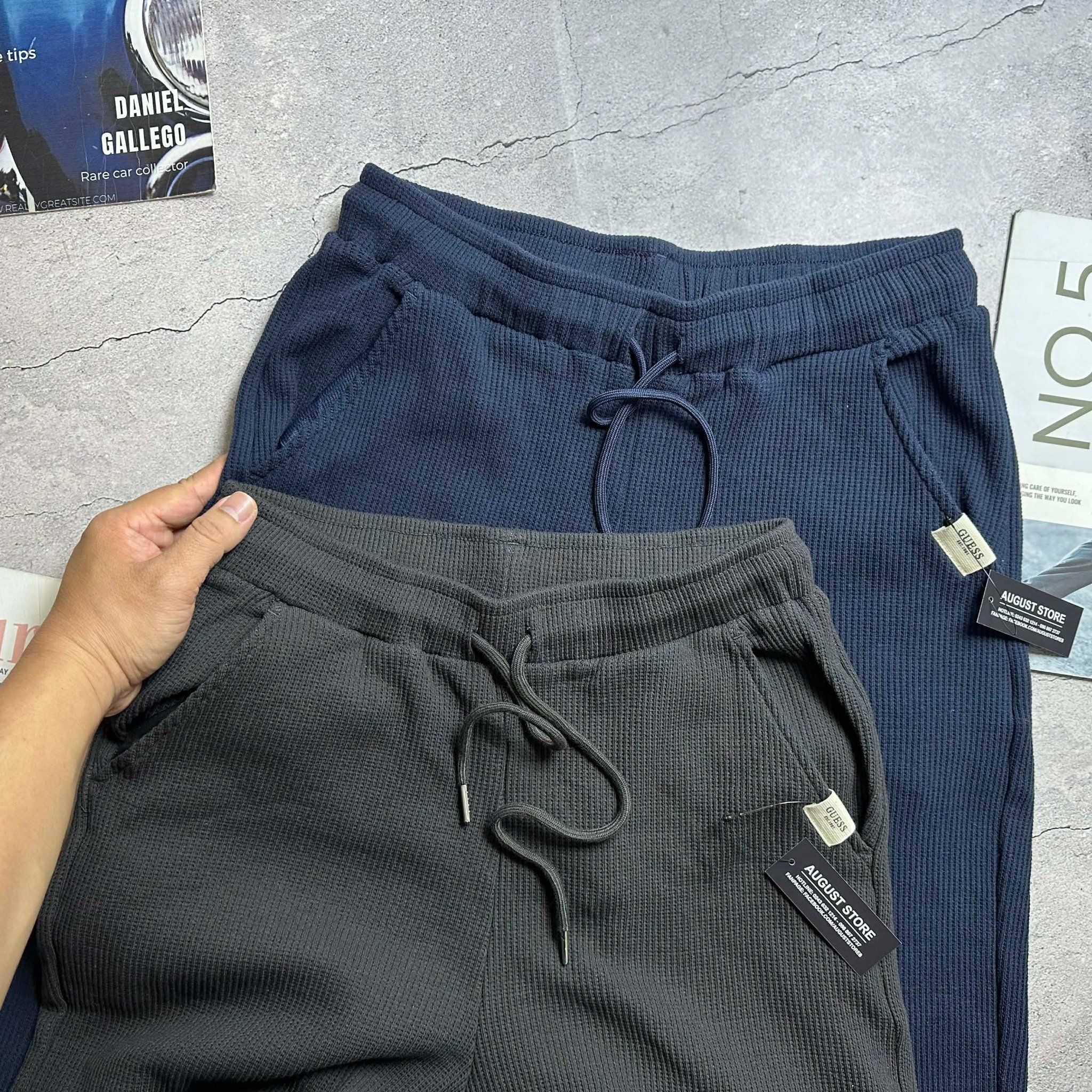 QUẦN NỈ SUÔNG GU.ESS VẢI DỆT LỖ 7928