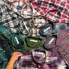SƠ MI DÀI TAY ZA.RA FLANNEL DẠ KẺ 4076