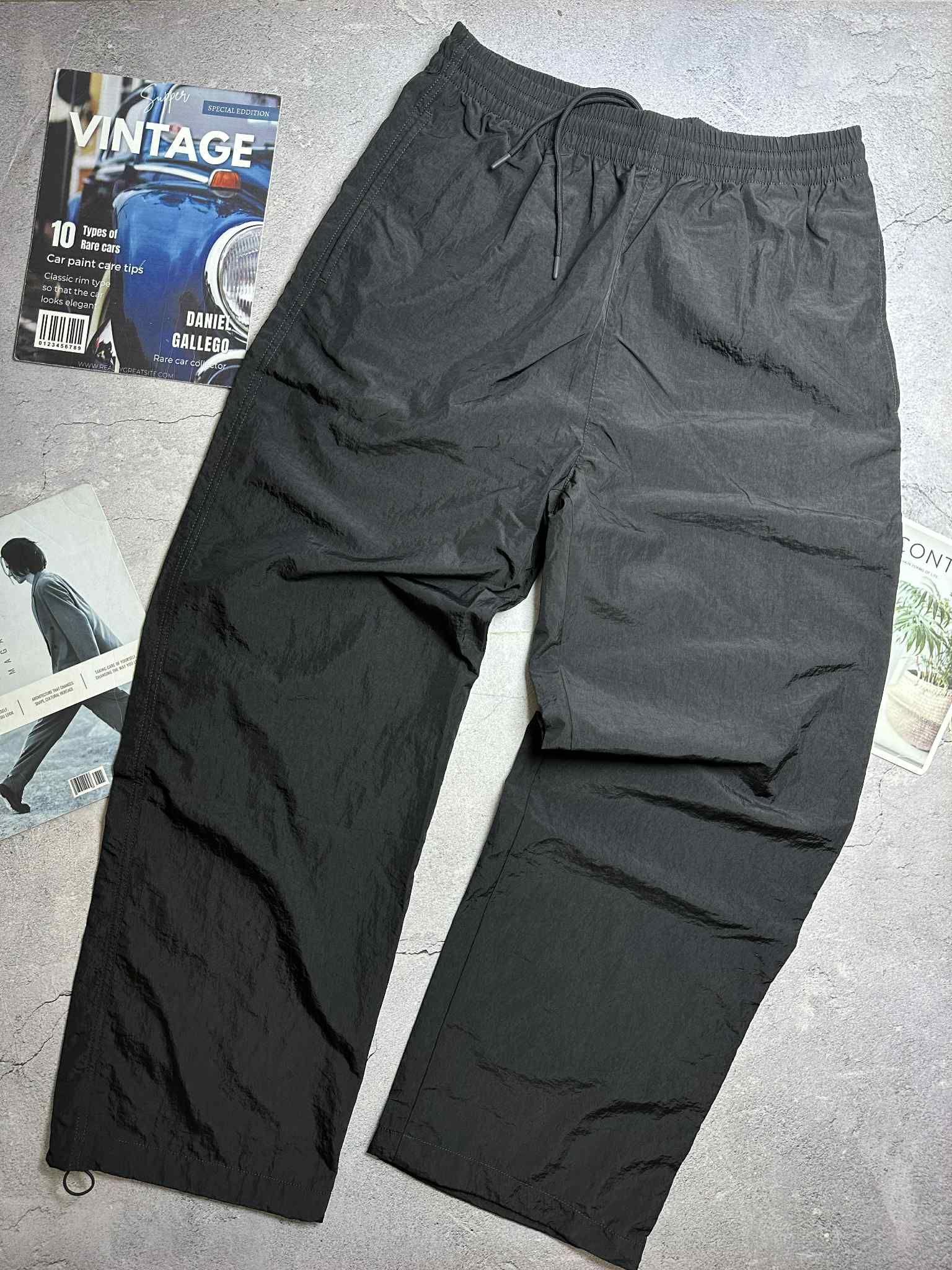 QUẦN GIÓ MU.SINSA NYLON WIDE STRING 3796