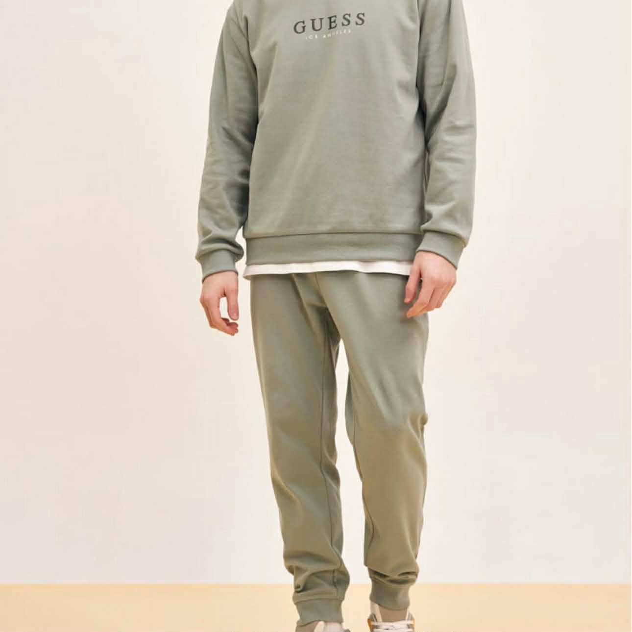 JOGGER NỈ COTTON GU.ESS BASIC 7924