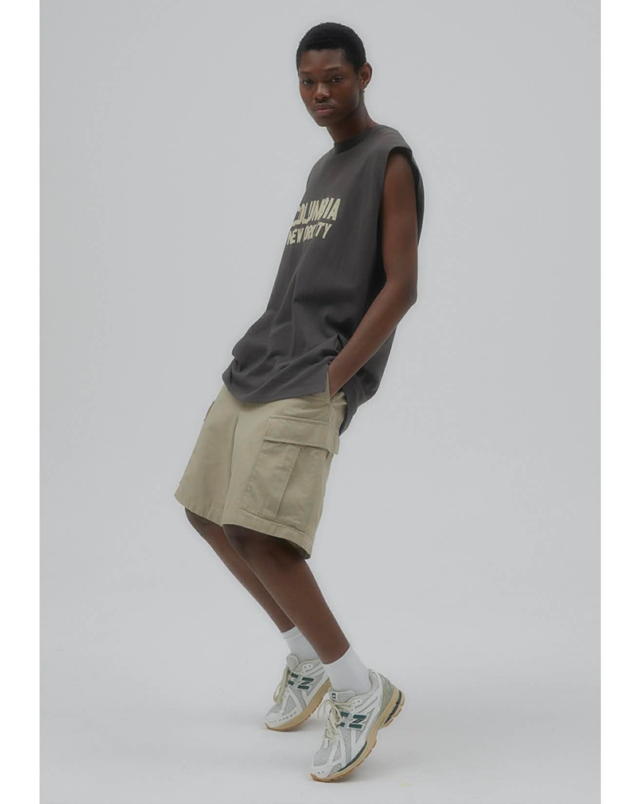 SHORT KAKI COLUM.BIA NYC RIBSTOP POCKET 3269