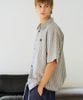 SƠ MI CỘC TAY SLOW.ACID KẺ OVERSIZE 7252