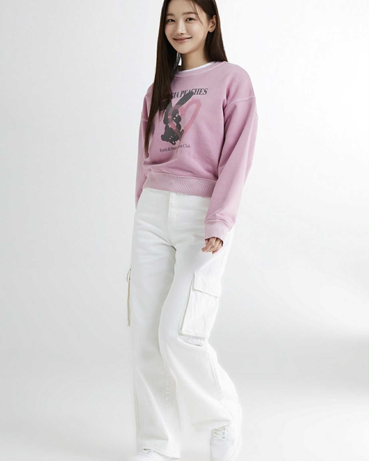 ÁO NỈ SPAO NỮ GEORGIA PEACHES 5205