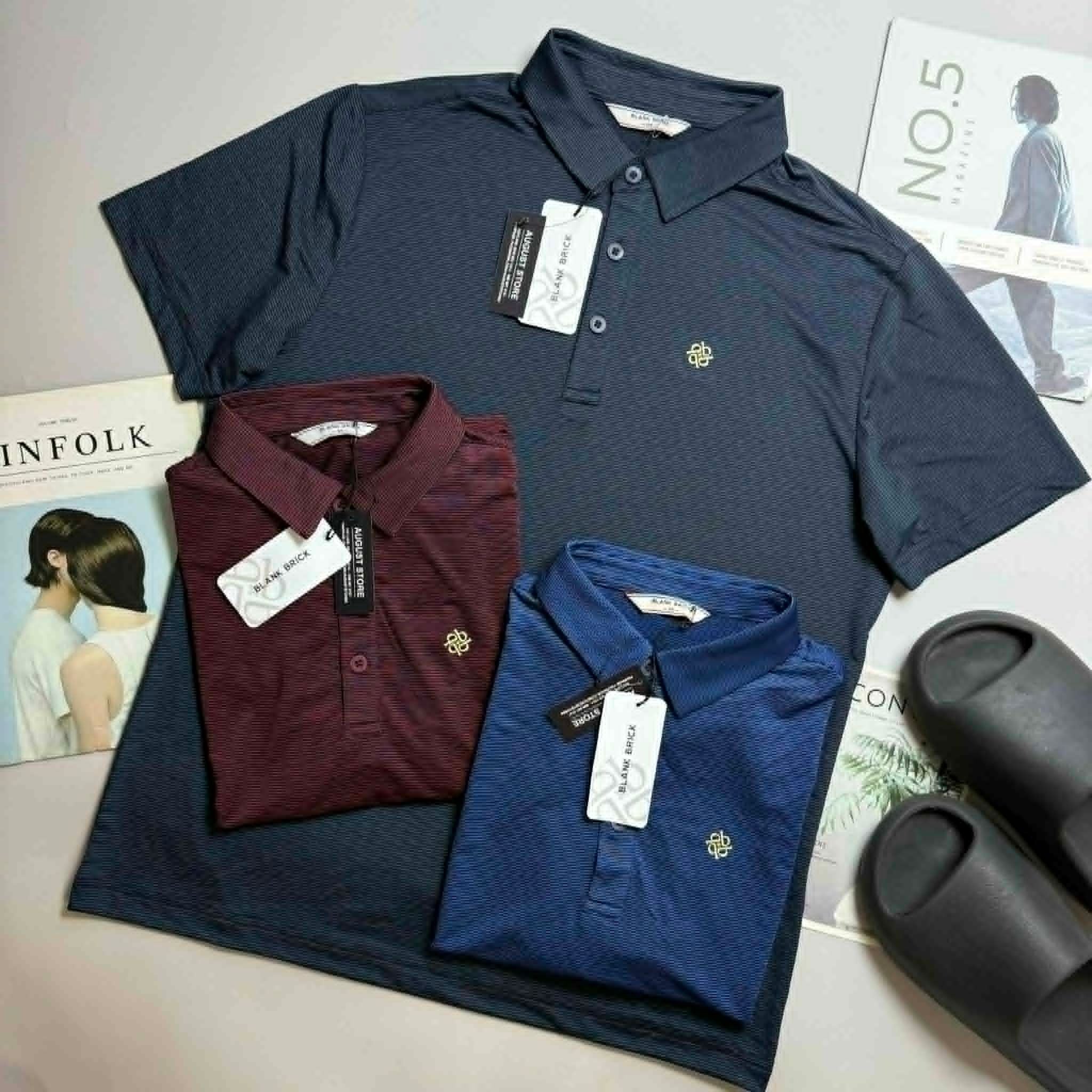 POLO BLANK.BRICK GOLF LOGO NGỰC 5337