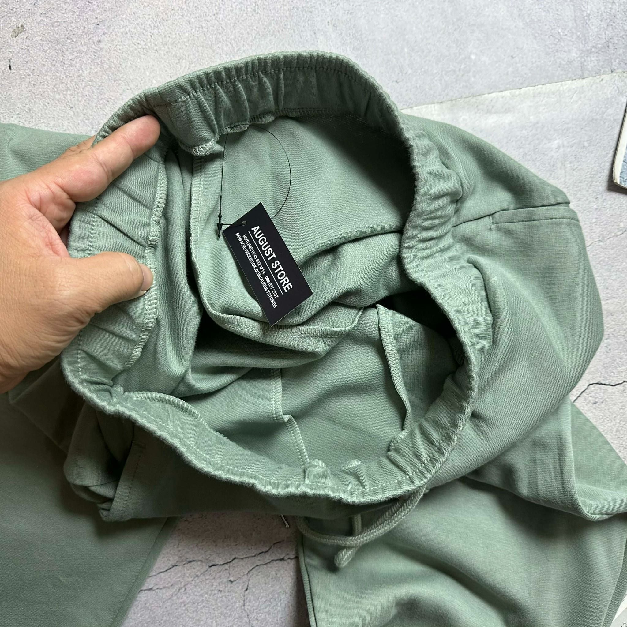 JOGGER NỈ COTTON GU.ESS BASIC 7924