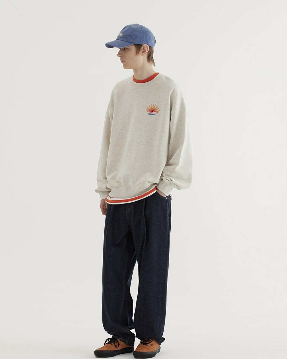 ÁO NỈ COVER.NAT THÊU HÌNH SUNSET GRAPHIC 6613