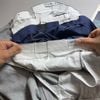 QUẦN VẢI LA.COSTE CẠP CHUN SLIM LOGO TÚI 6821