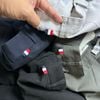 QUẦN CHINO KAKI LA.COSTE SLIM TÚI THÊU CHỮ 4834