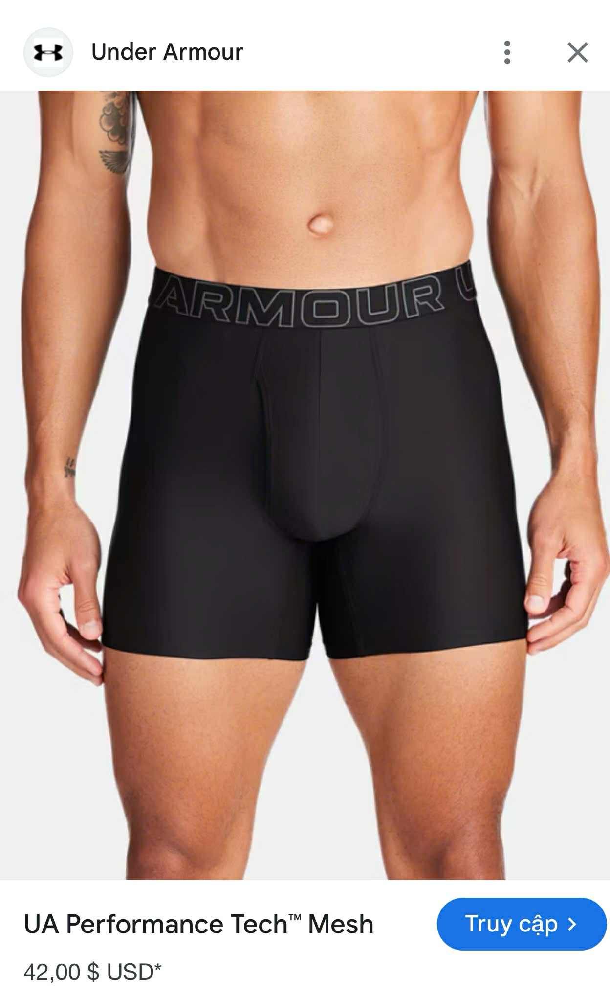 BOXER UNDER.AMOUR PERFORMANCE TECH 3918