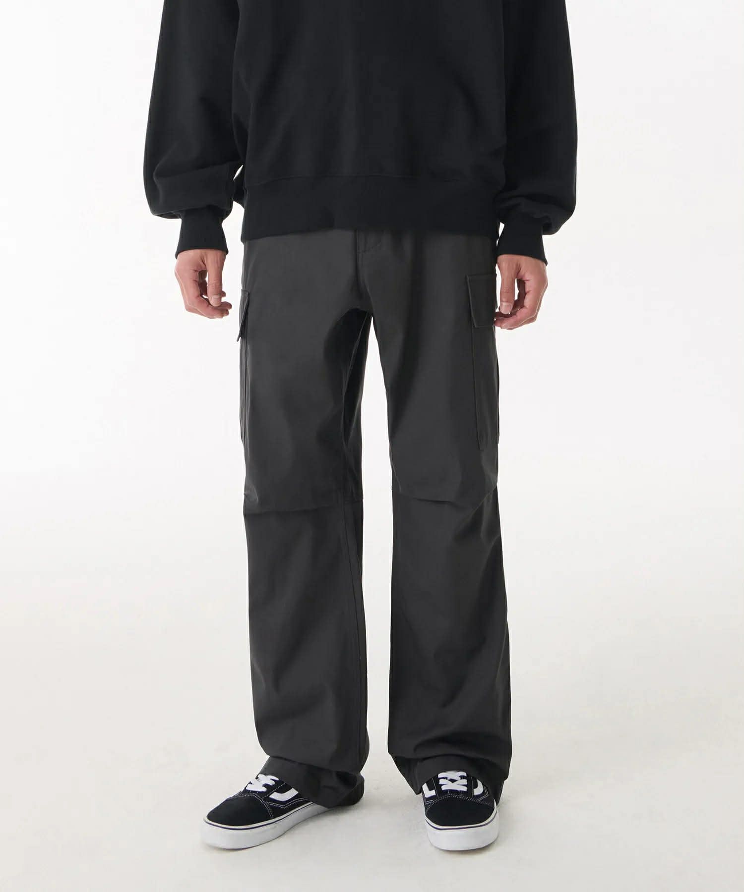 QUẦN KAKI MU.SINSA WIDE SLIDE ZIPPER CARGO 3786