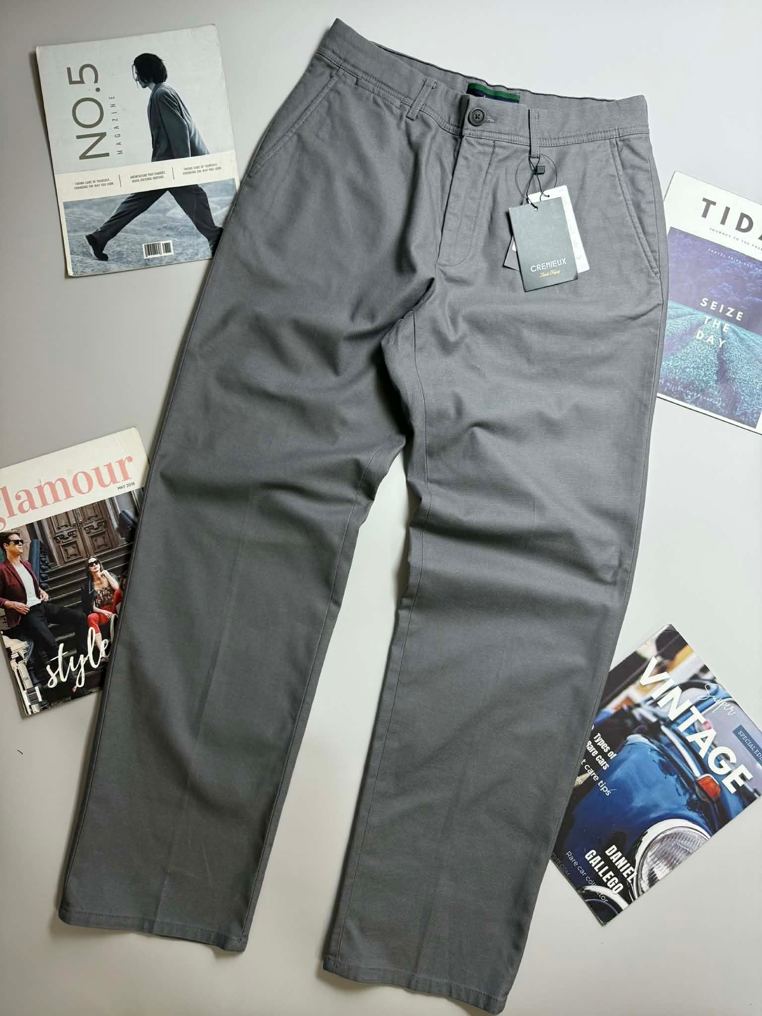 QUẦN CHINO KAKI CRE.MIEUX REGULAR FIT 3210