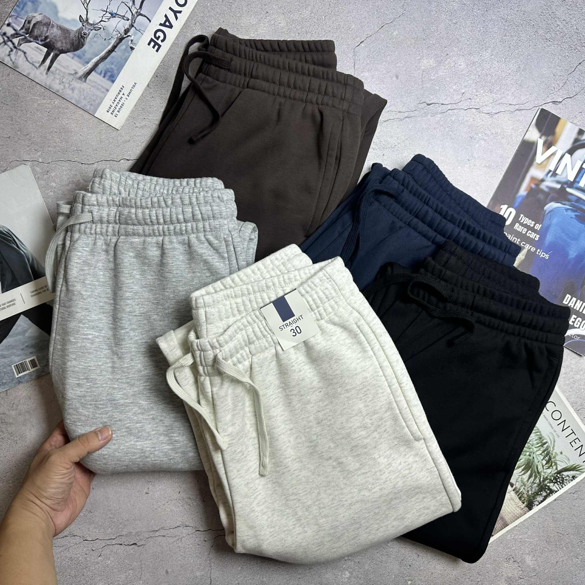 QUẦN NỈ SUÔNG LÓT LÔNG POL.HAM STRAIGHT 9364