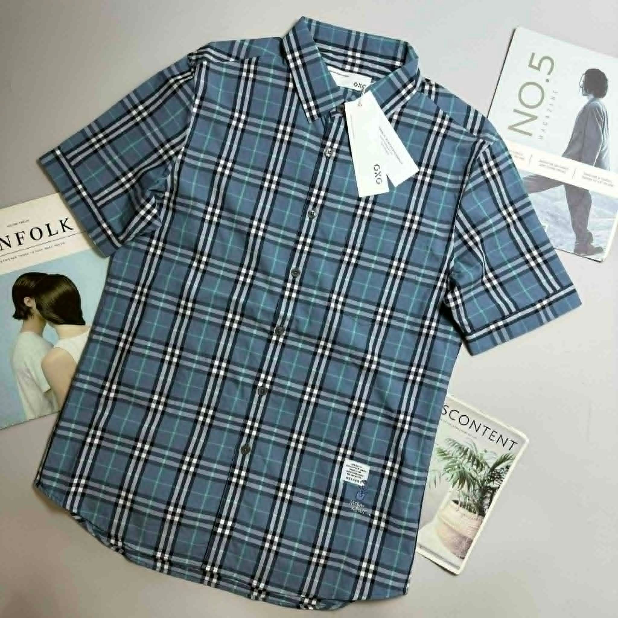 SƠ MI CT KẺ GXG SLIMFIT 3455