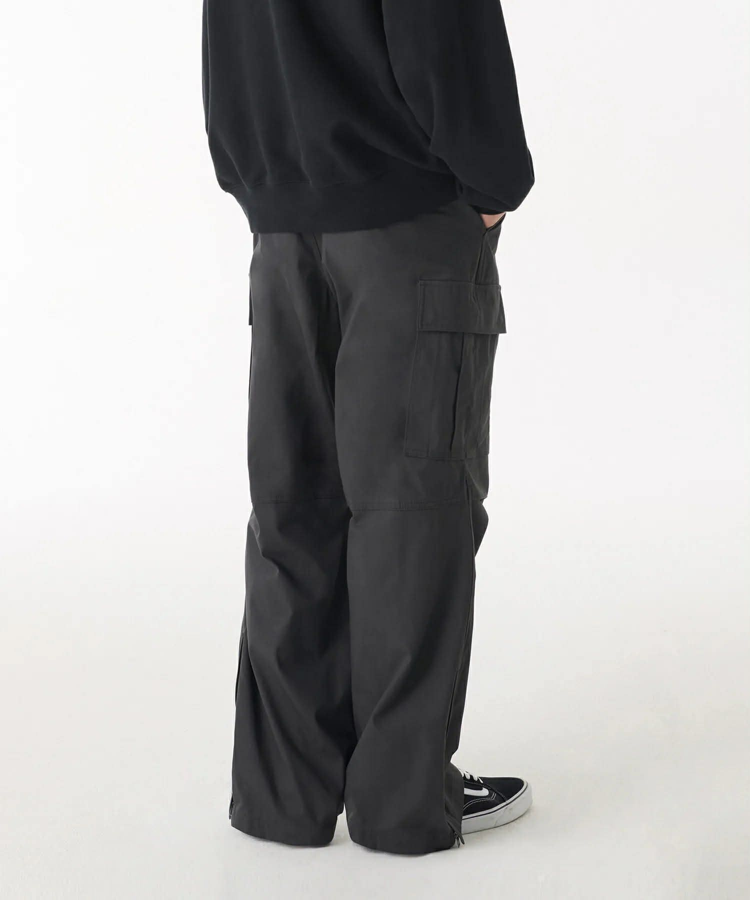 QUẦN KAKI MU.SINSA WIDE SLIDE ZIPPER CARGO 3786