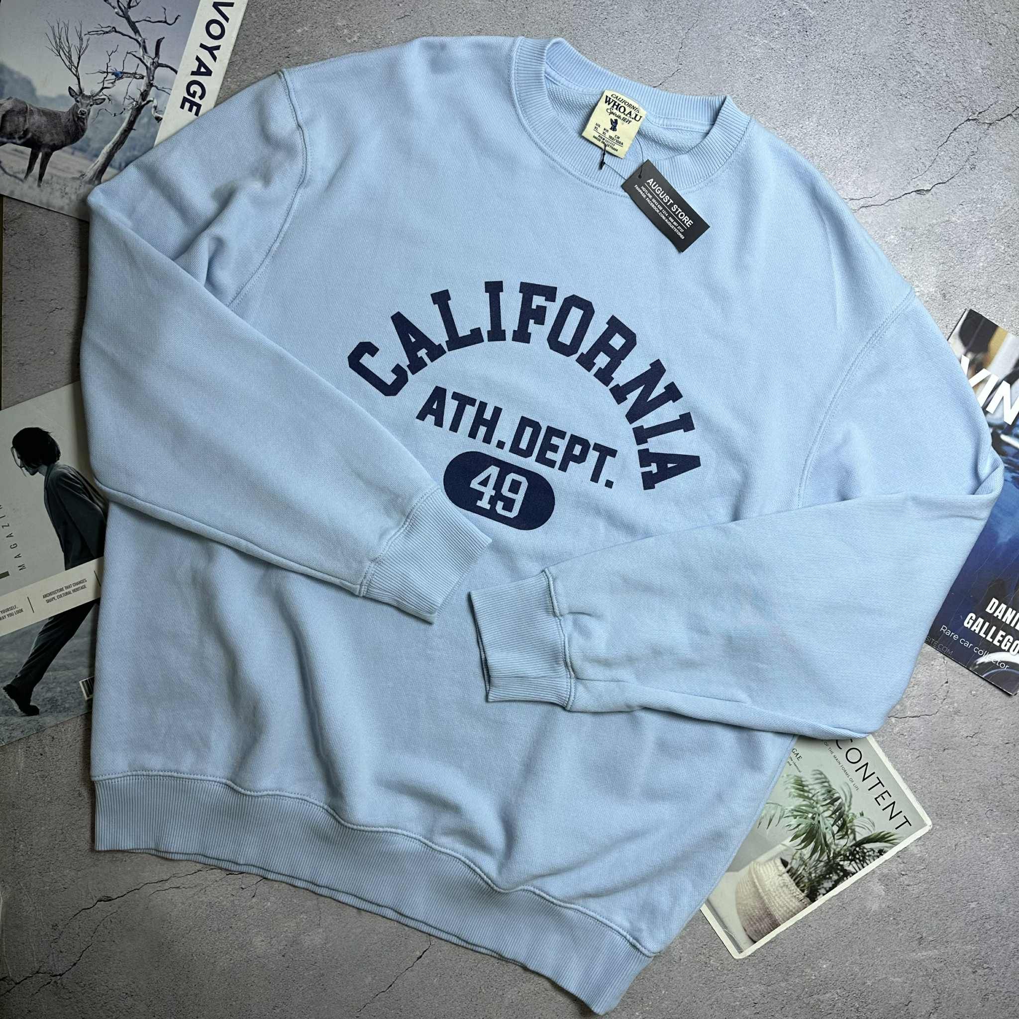 ÁO NỈ WHO.AU CALIFORNIA LETTER 7114
