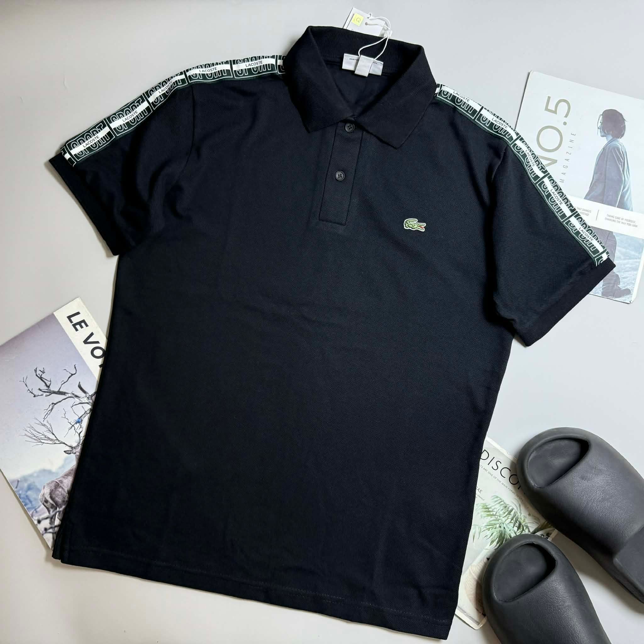 POLO LA.COSTE VAI VIỀN CHỮ SPORT 7626