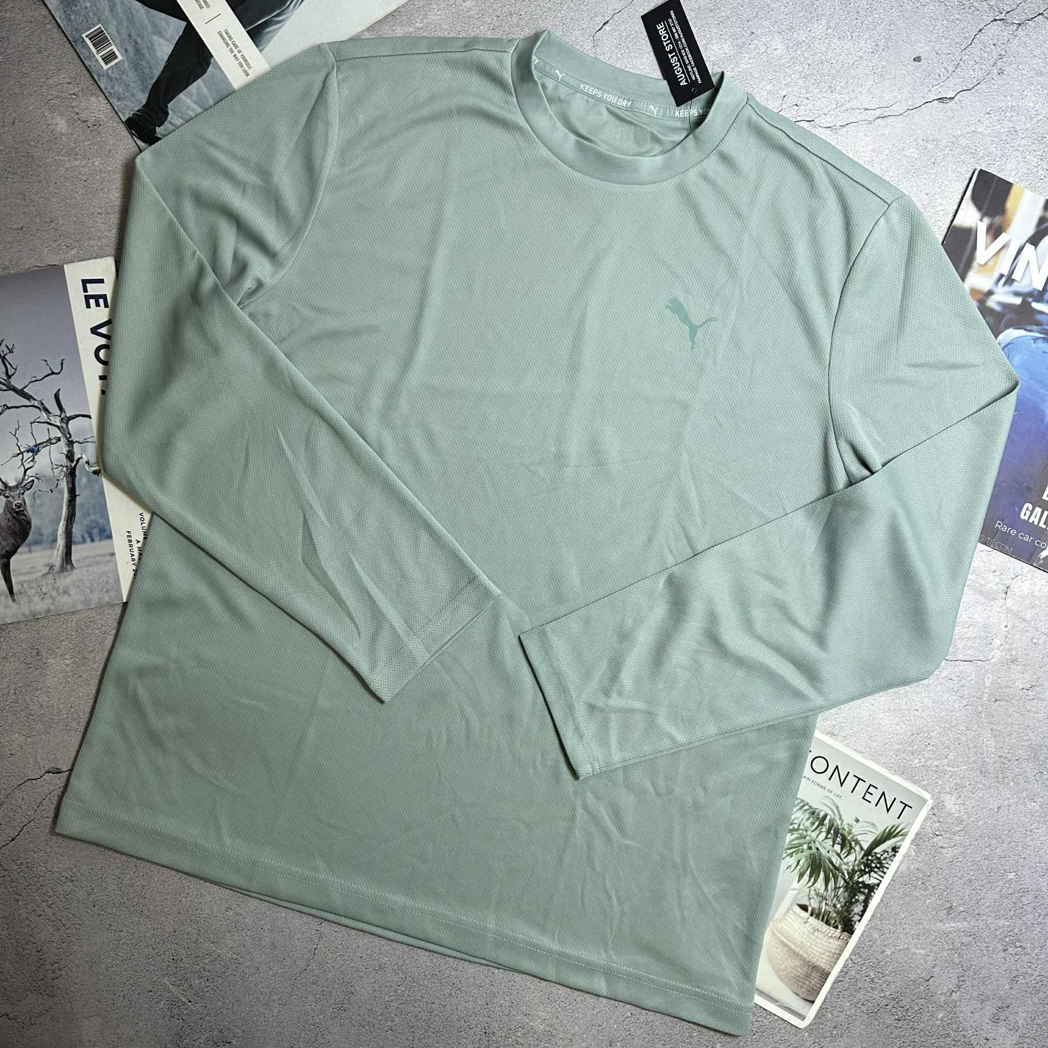 ÁO DÀI TAY PU.MA AIR DRY MẶC ĐÔI NAM NỮ 3406