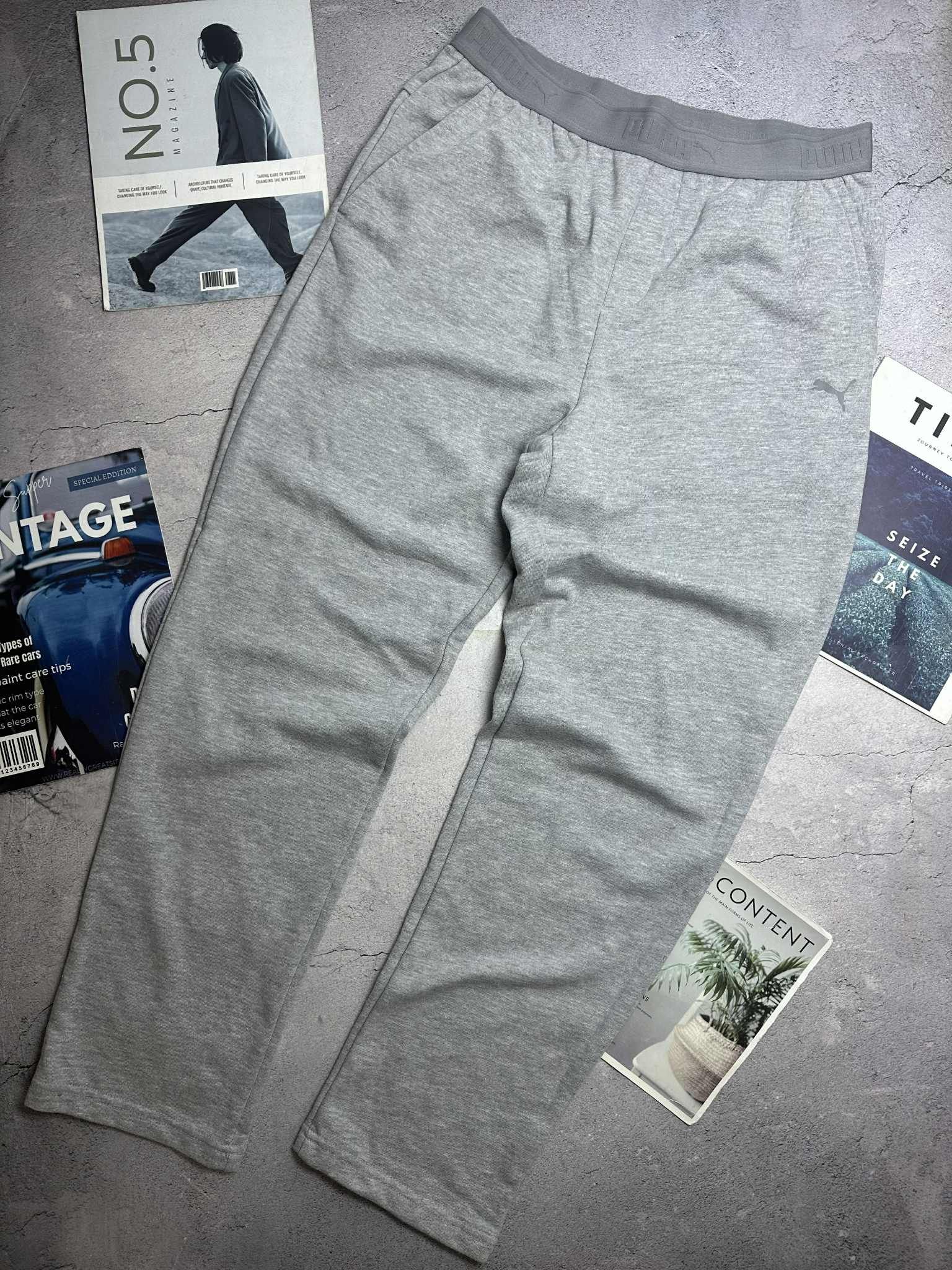 QUẦN NỈ DA CÁ DÁNG SUÔNG PU.MA BASIC 3392