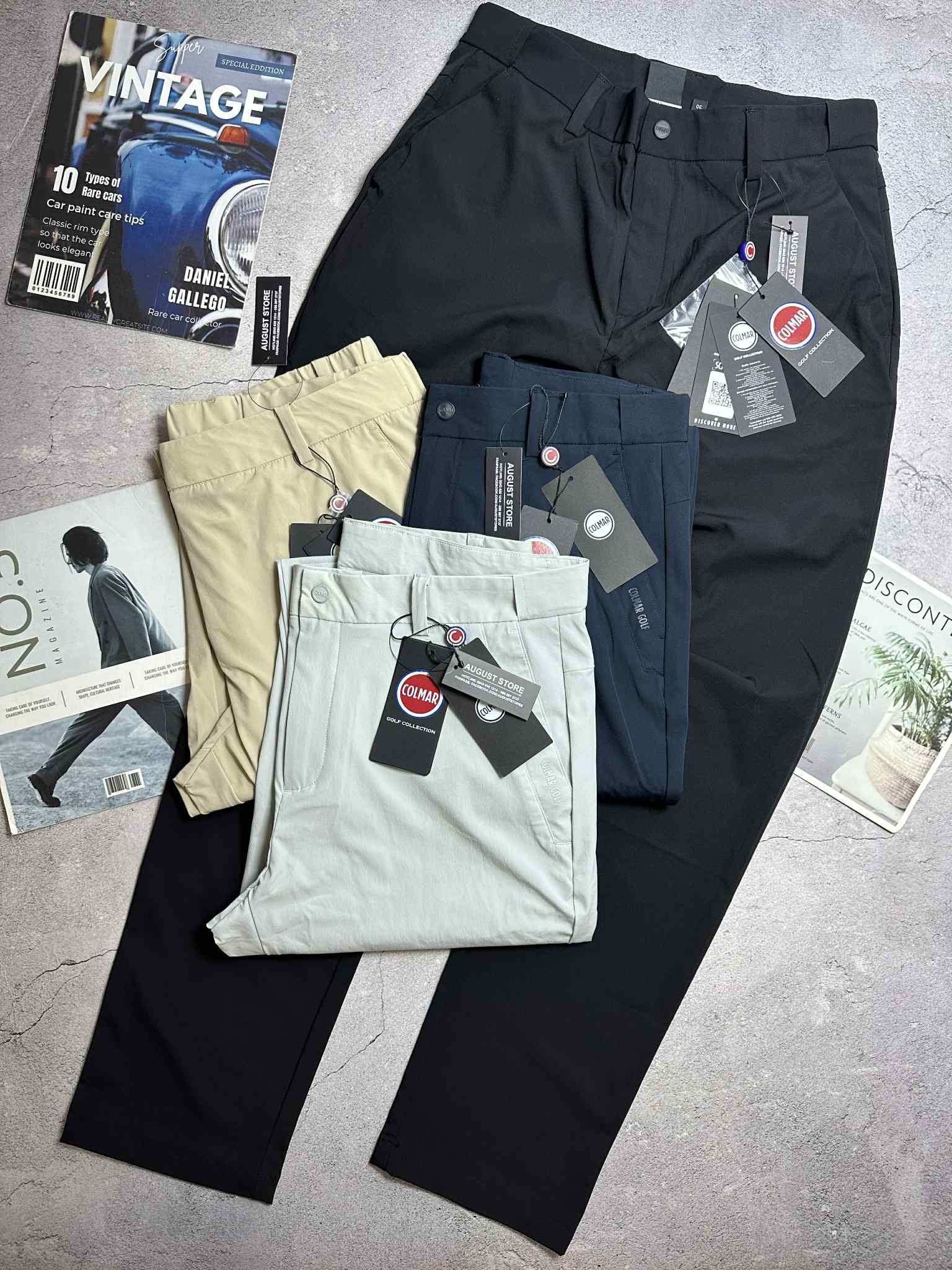 QUẦN VẢI GOLF COL.MAR SLIM 8730