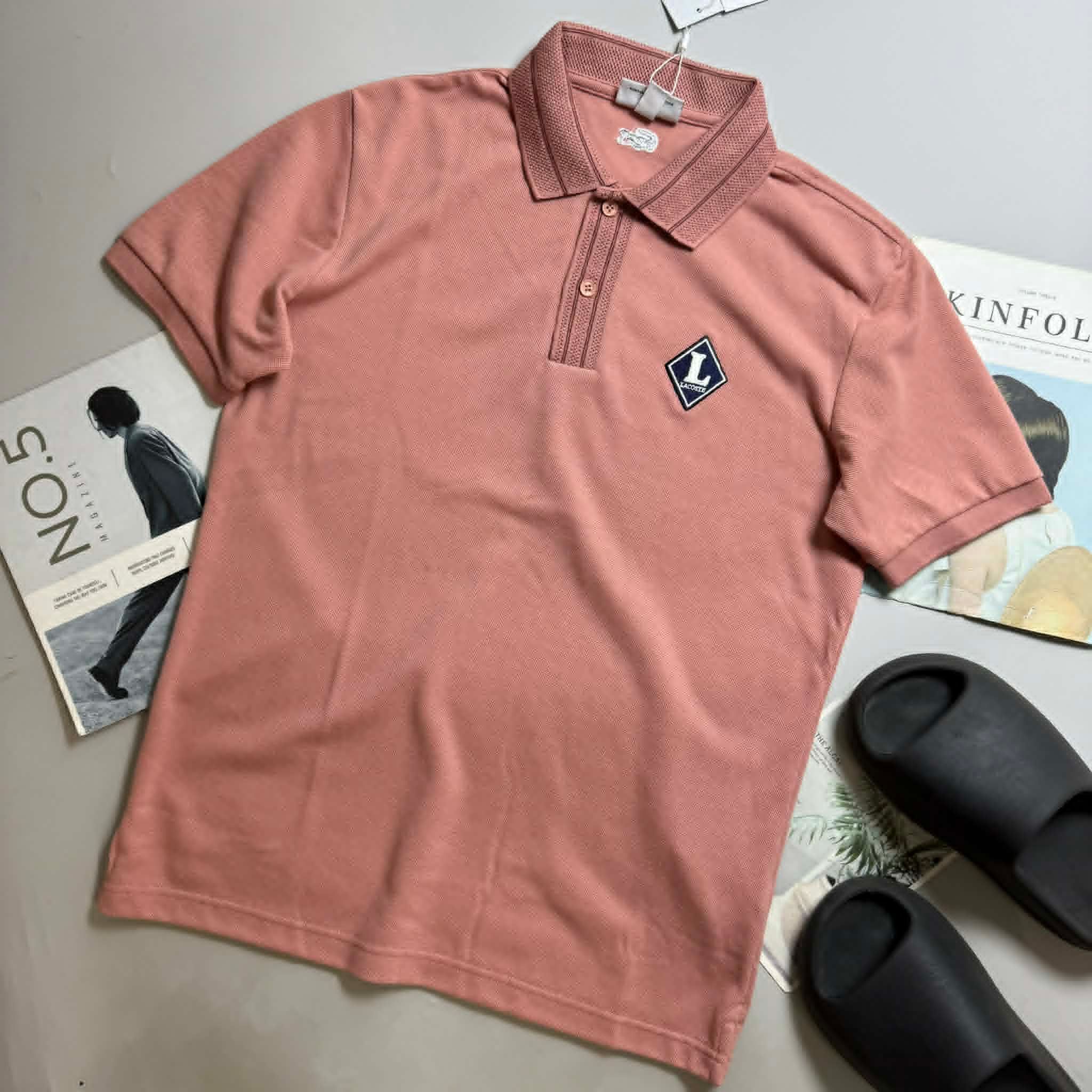 POLO LA.COSTE LOGO L THÊU NGỰC 7658