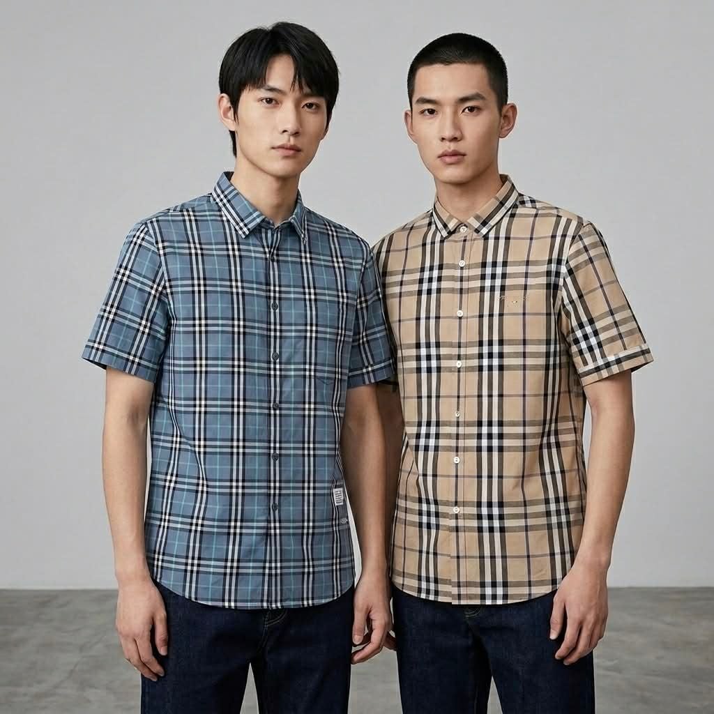 SƠ MI CT KẺ GXG SLIMFIT 3455