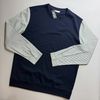 ÁO NỈ PHỐI TAY SƠ MI KẺ MIND.BRIDGE 7280