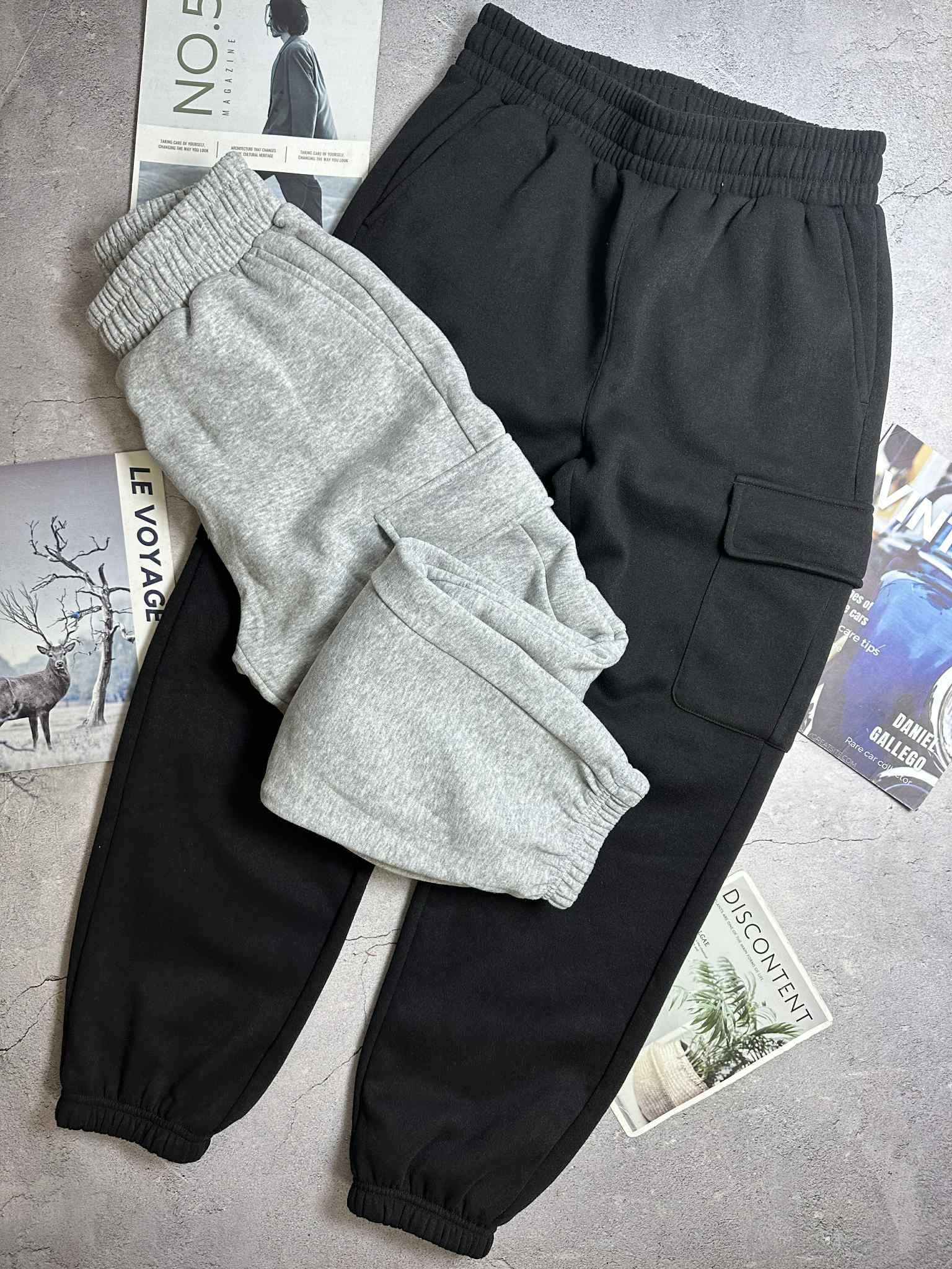 JOGGER NỈ LÓT LÔNG TÚI HỘP F2F 7113