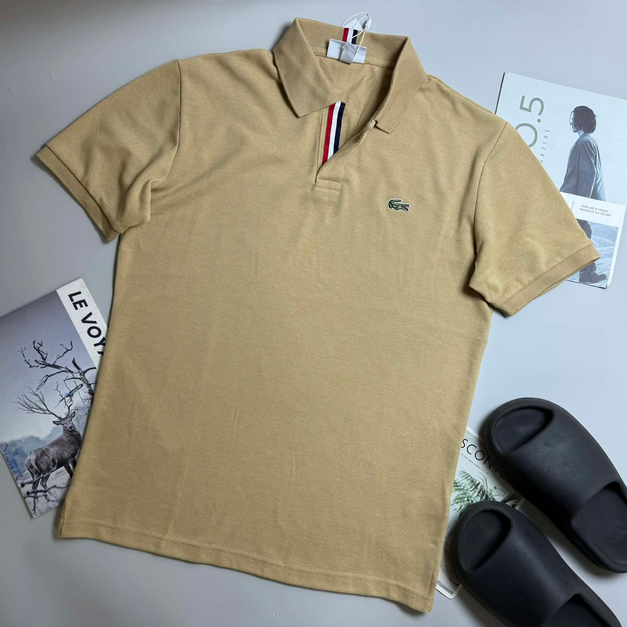 POLO LA.COSTE CỔ CỜ PHÁP SLIM 7630