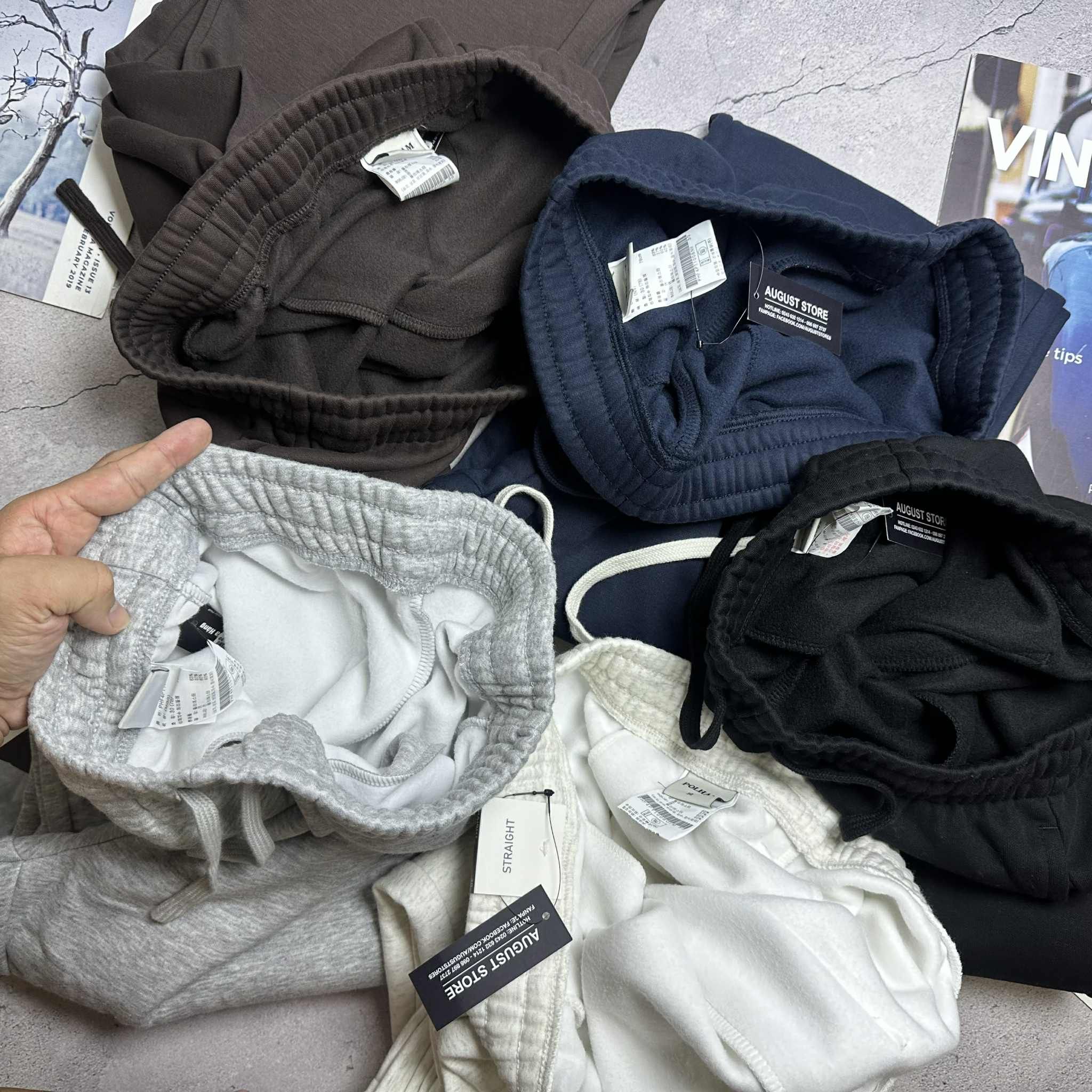 QUẦN NỈ SUÔNG LÓT LÔNG POL.HAM STRAIGHT 9364