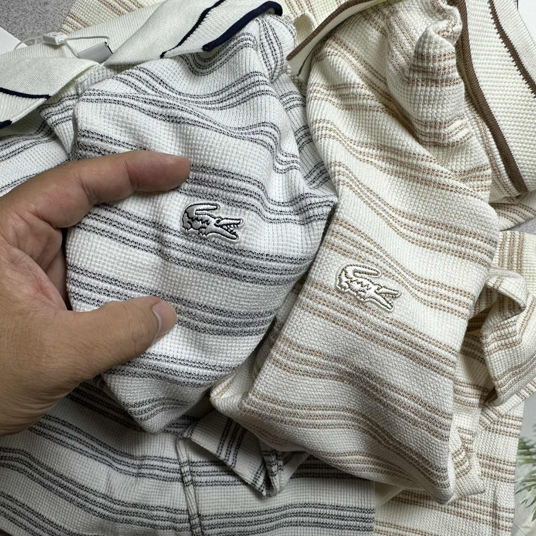 POLO DT LA.COSTE KẺ NGANG FORM SLIMFIT 6720