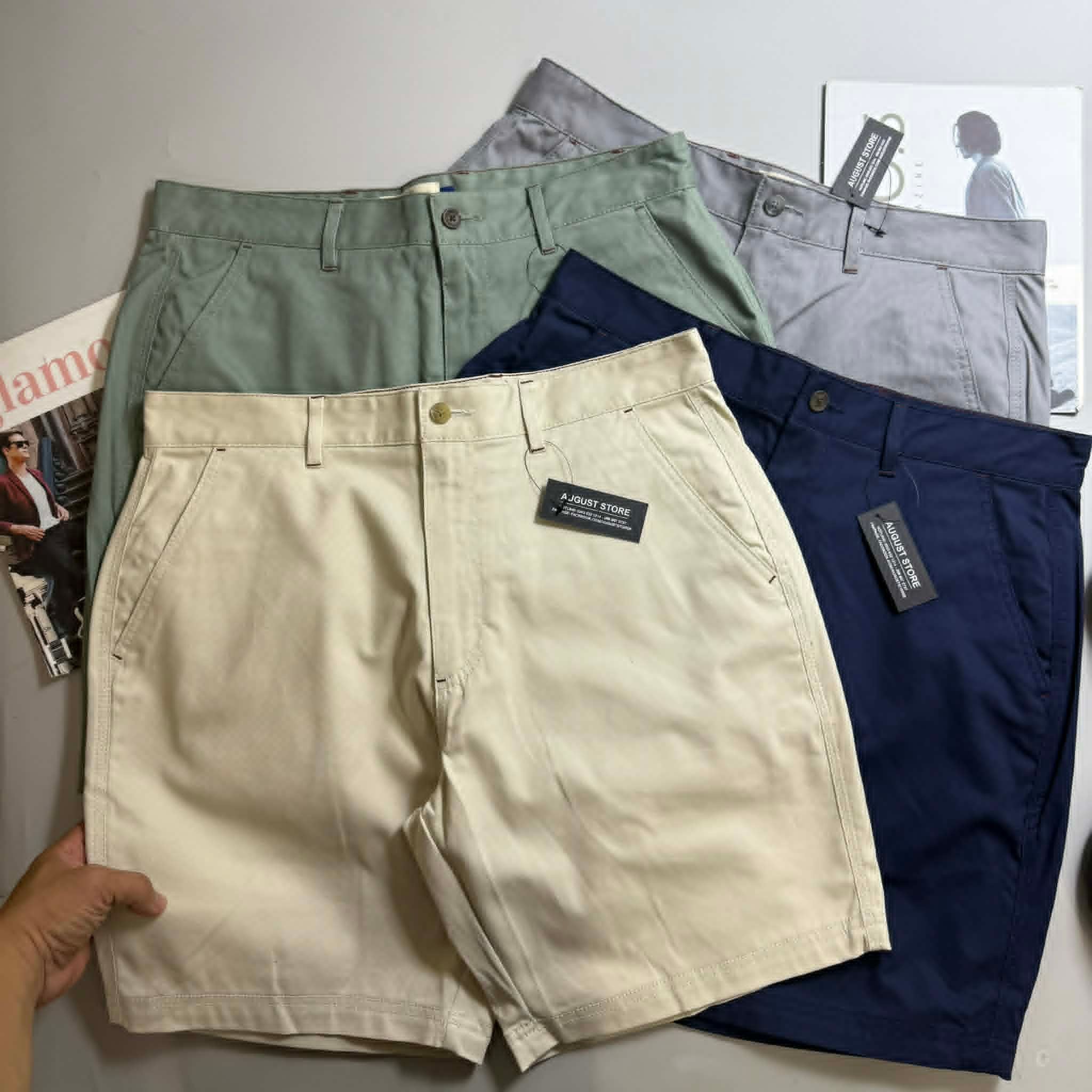 SHORT KAKI WEATHER.PLUS VINTAGE 8