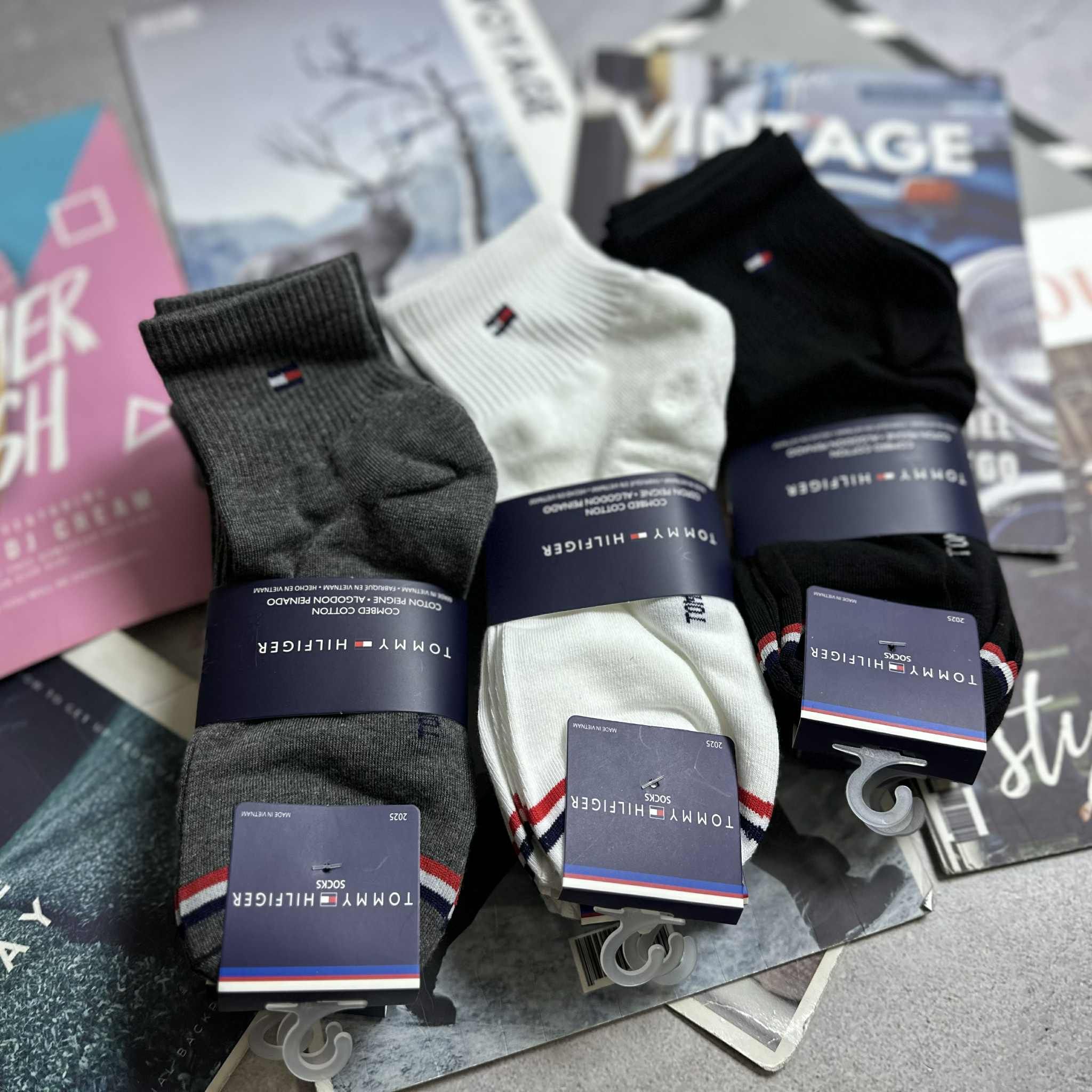 PACK 6 ĐÔI TẤT TOM.MY HILFIGER 9686