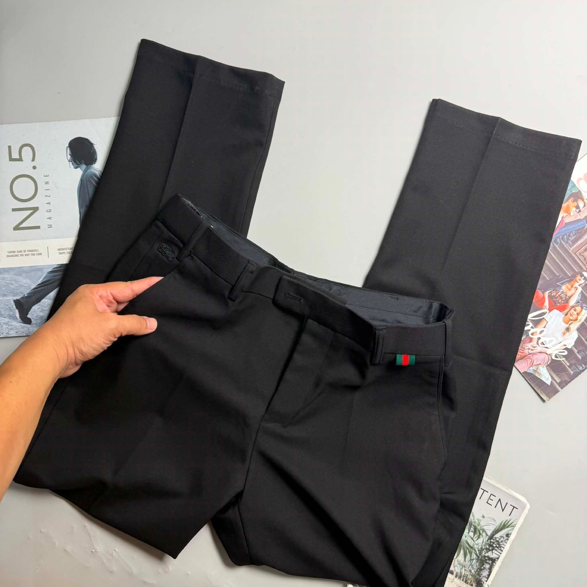 QUẦN VẢI LA.COSTE LOGO TÚI SLIM 6823
