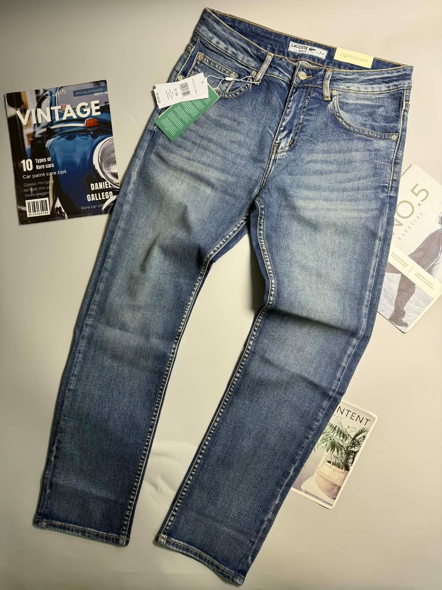 JEAN LA.COSTE SLIMFIT LOGO TÚI SAU 4826