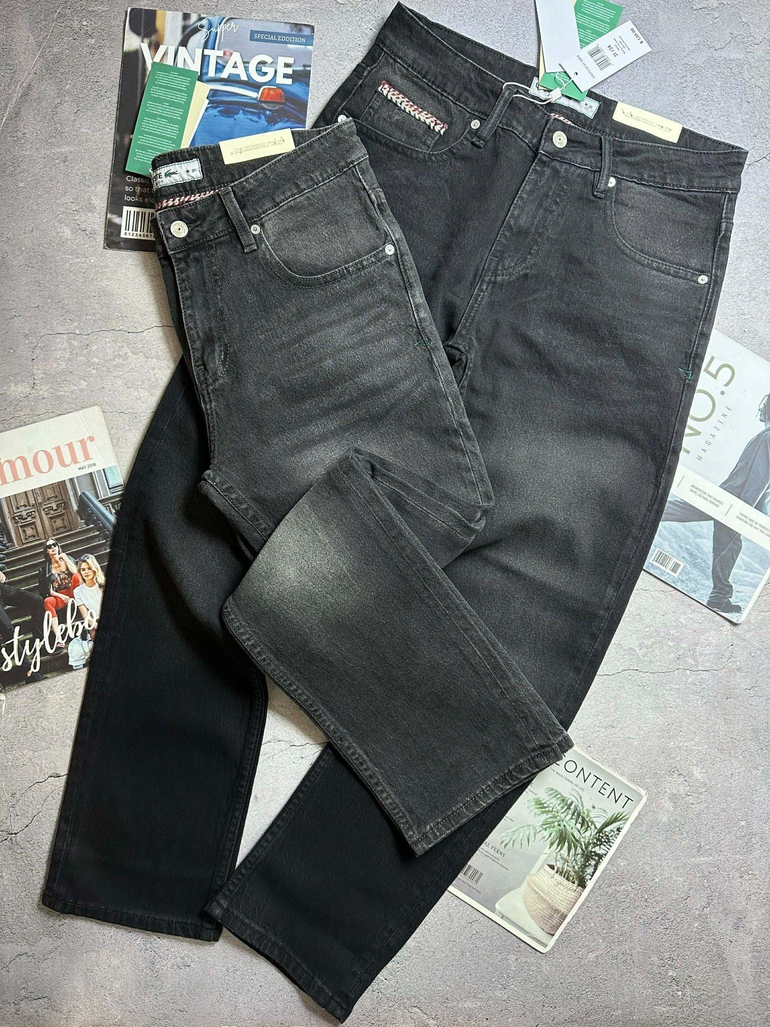 JEAN LA.COSTE SLIMFIT LOGO TÚI SAU 4822