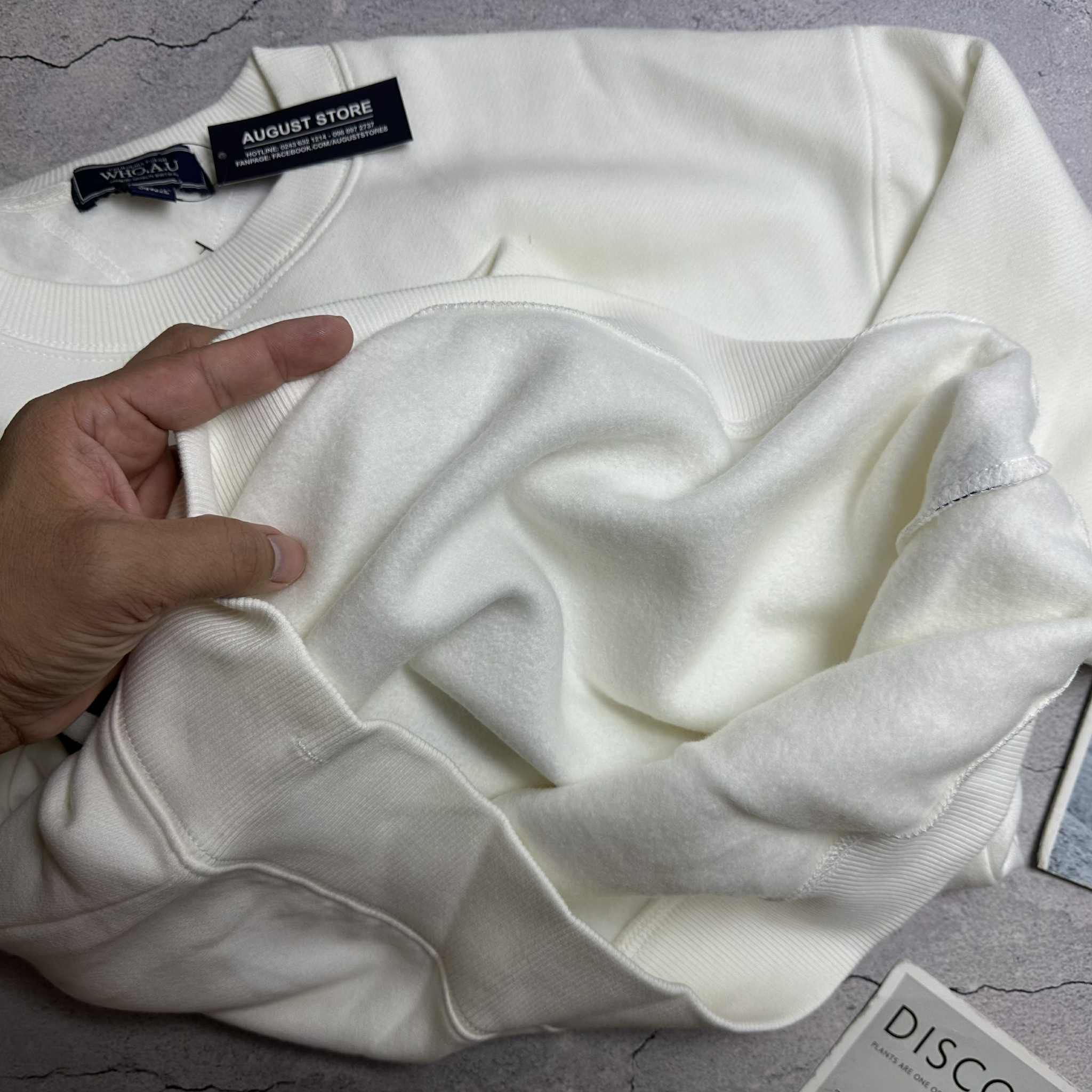 ÁO NỈ WHO.AU HÌNH GẤU STEVE UNISEX MẶC ĐÔI 7120