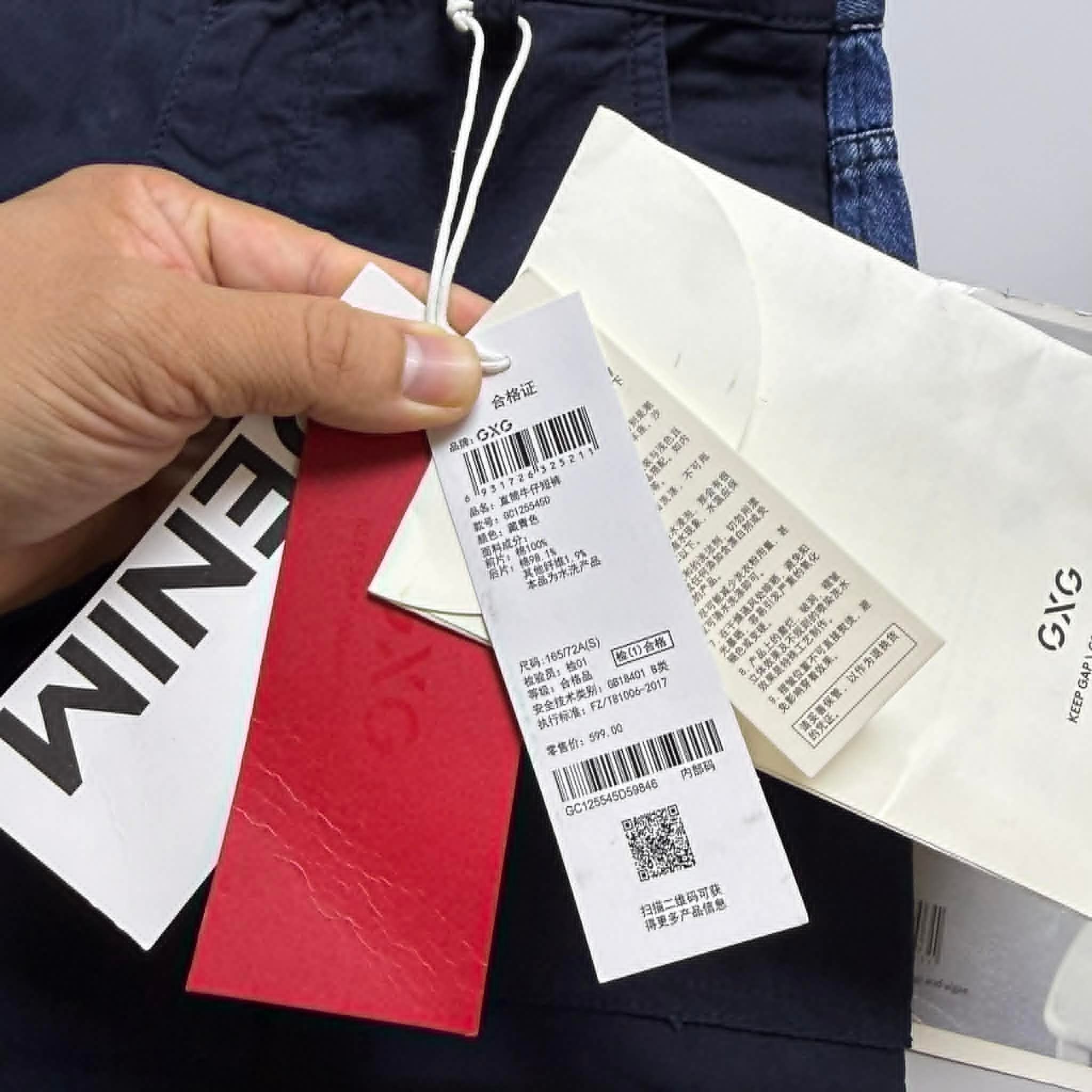 SHORT DENIM G.X.G TÚI HỘP 3453