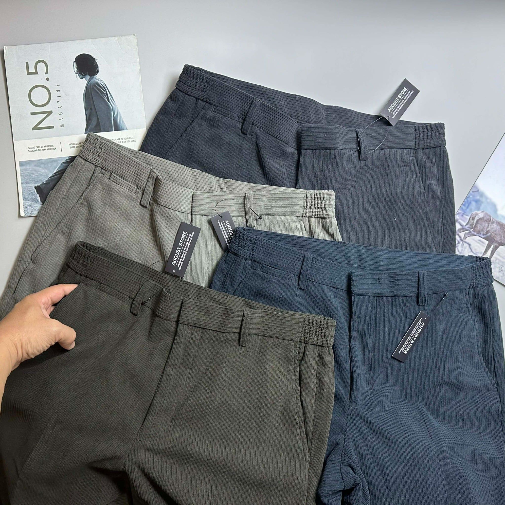 QUẦN NHUNG KẺ TĂM CẠP CHUN CRO.CODILE 4502