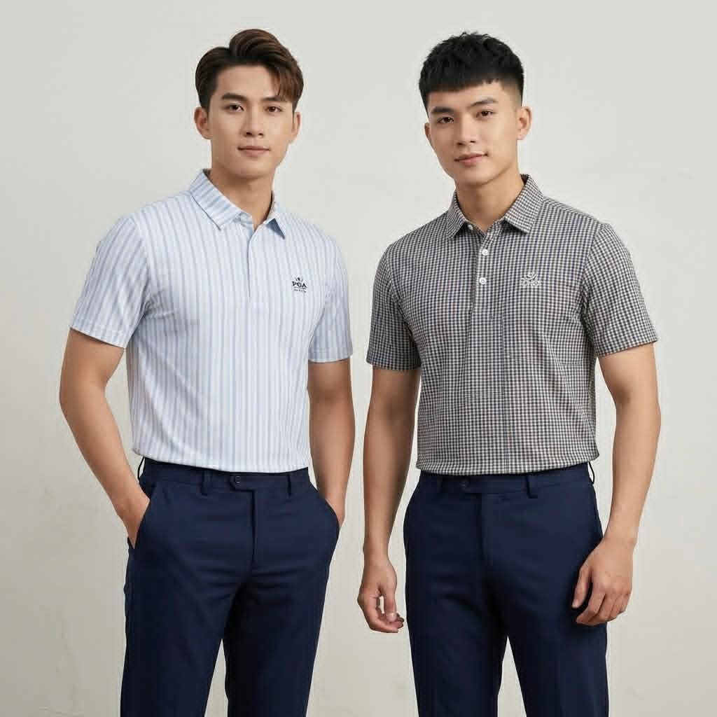 POLO P.G.A GOLF VẢI THUN LẠNH 5100
