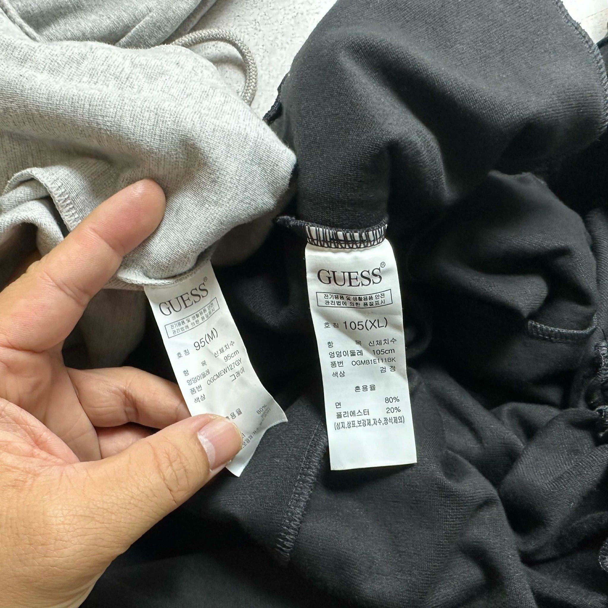 QUẦN NỈ SUÔNG GU.ESS BASIC LOGO THÊU 7926