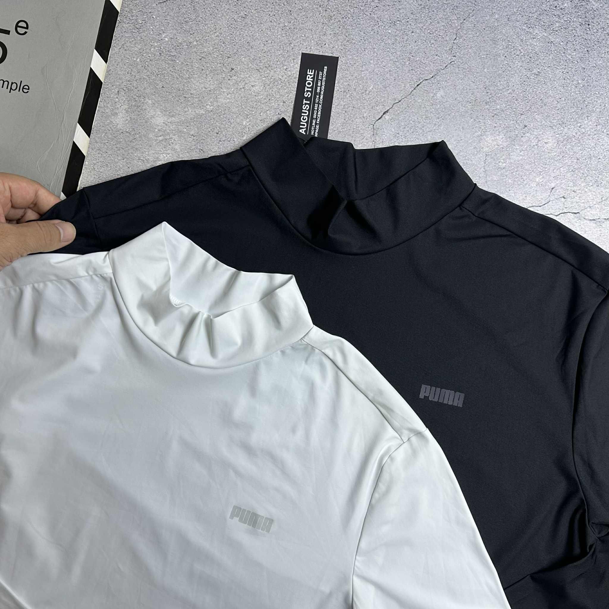 ÁO DT PU.MA CỔ 3P VẢI CHỐNG TIA UV 3412