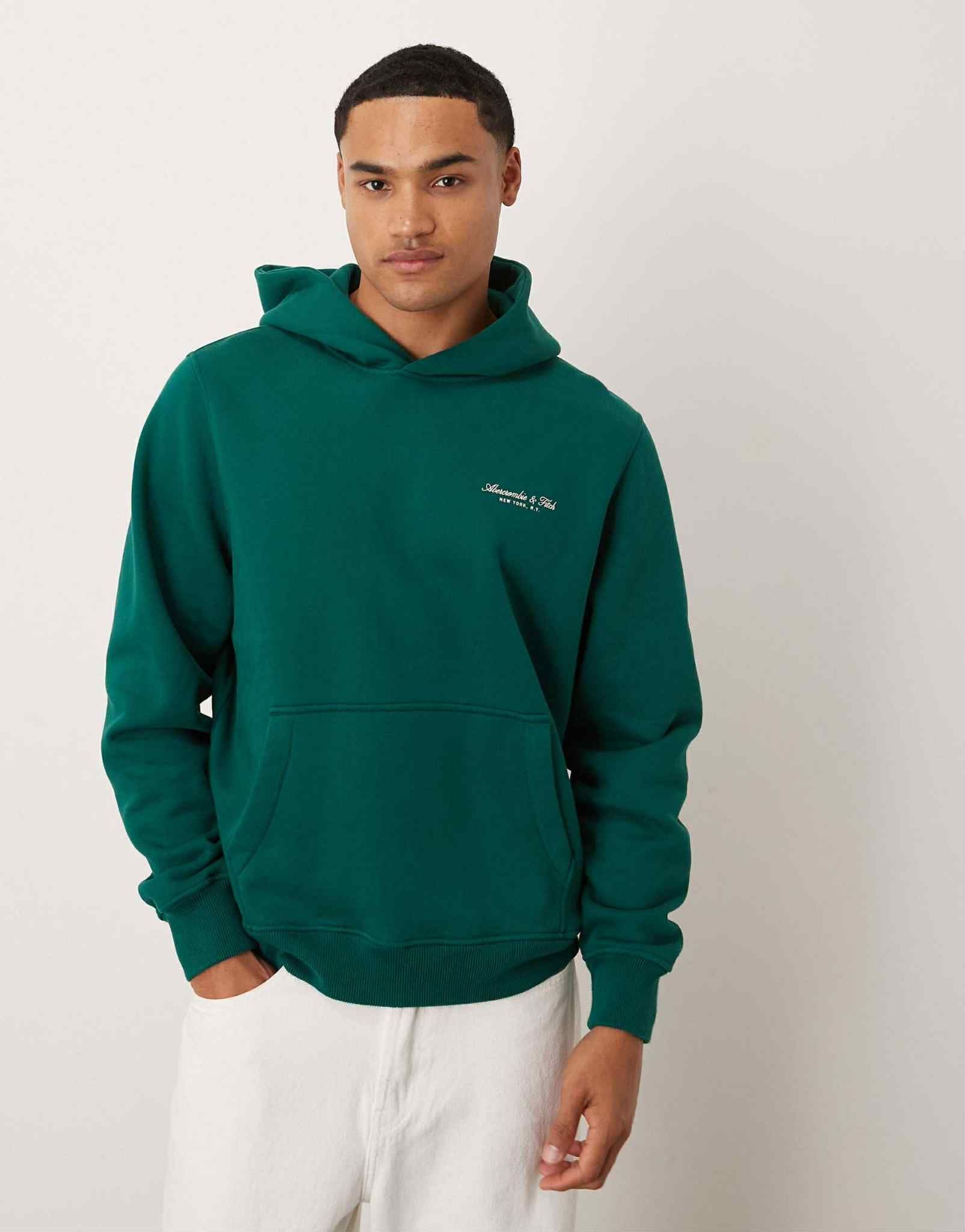 HOODIE NỈ MŨ A&F MICRO LOGO POPOVER 6850