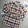 SƠ MI DÀI TAY ZA.RA FLANNEL DẠ KẺ 4076