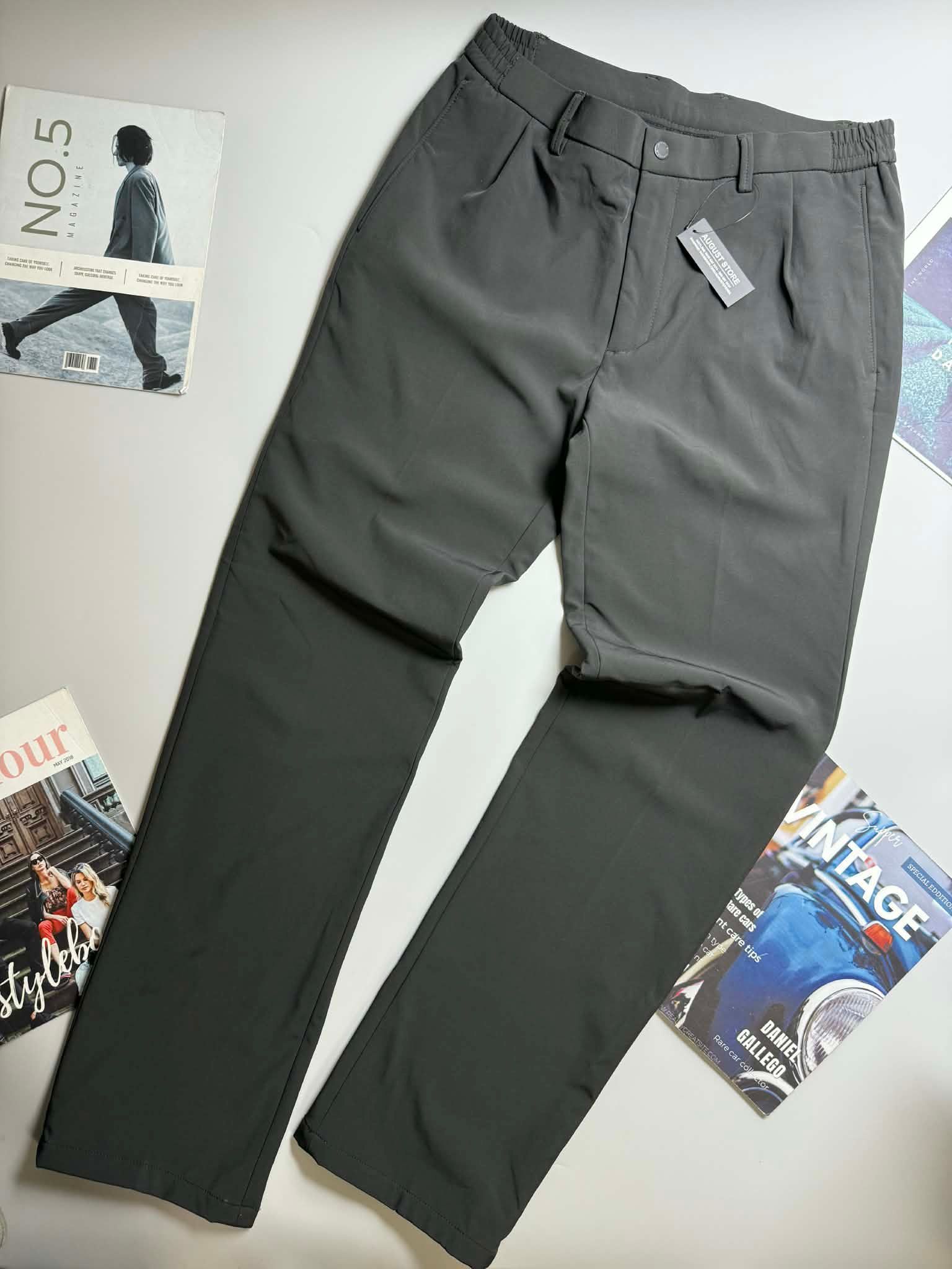 QUẦN VẢI GIÓ LÓT NỈ CẠP CHUN CRO.CODILE 4516