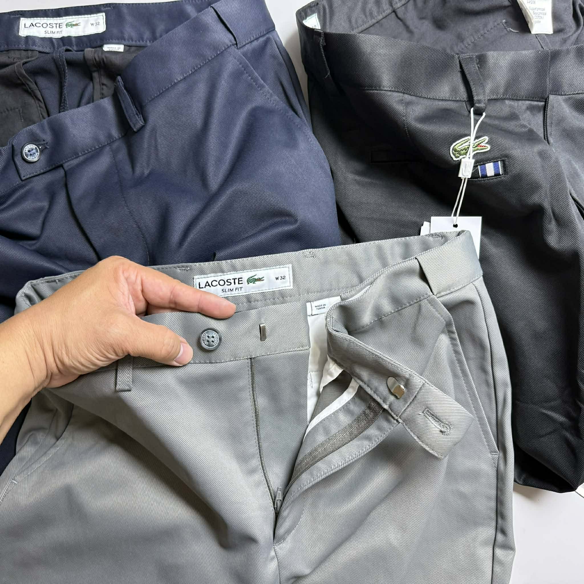 SHORT VẢI LA.COSTE LOGO TÚI SLIM 6627