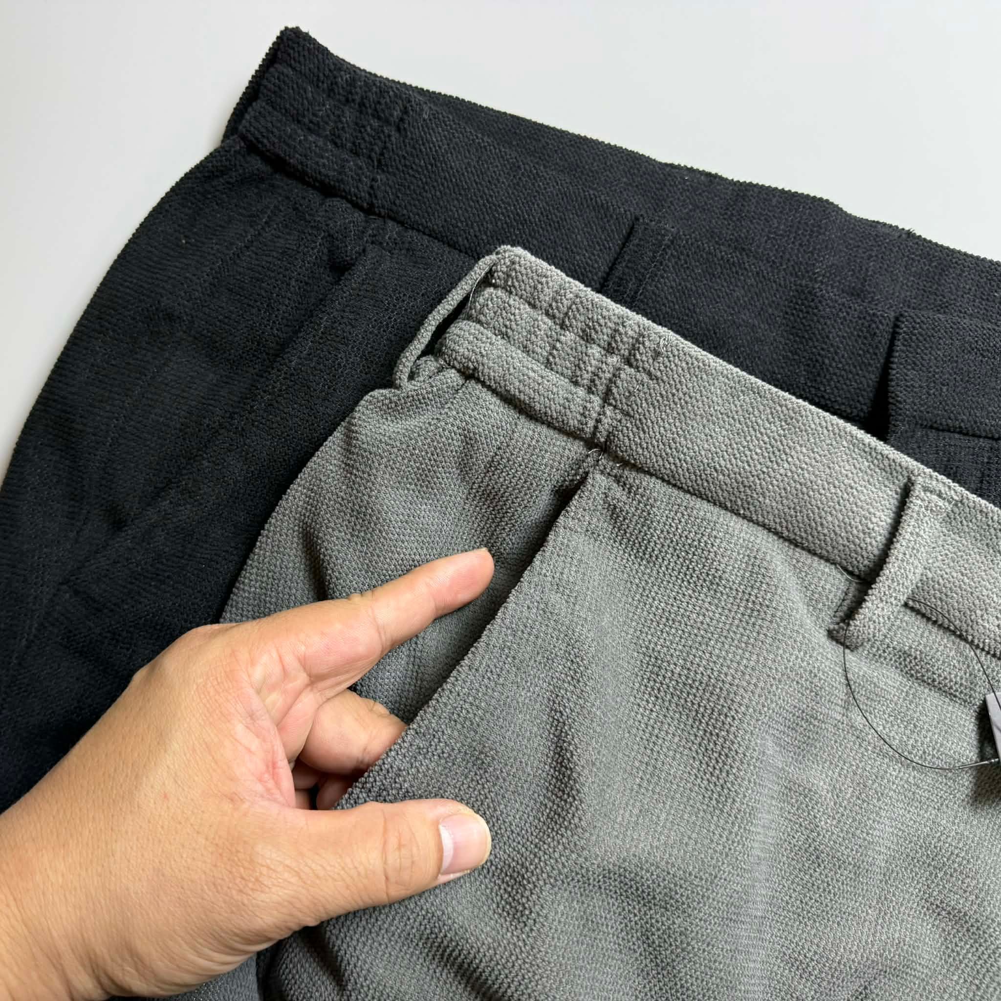 QUẦN NHUNG CẠP CHUN CRO.CODILE LOGO THÊU 4508