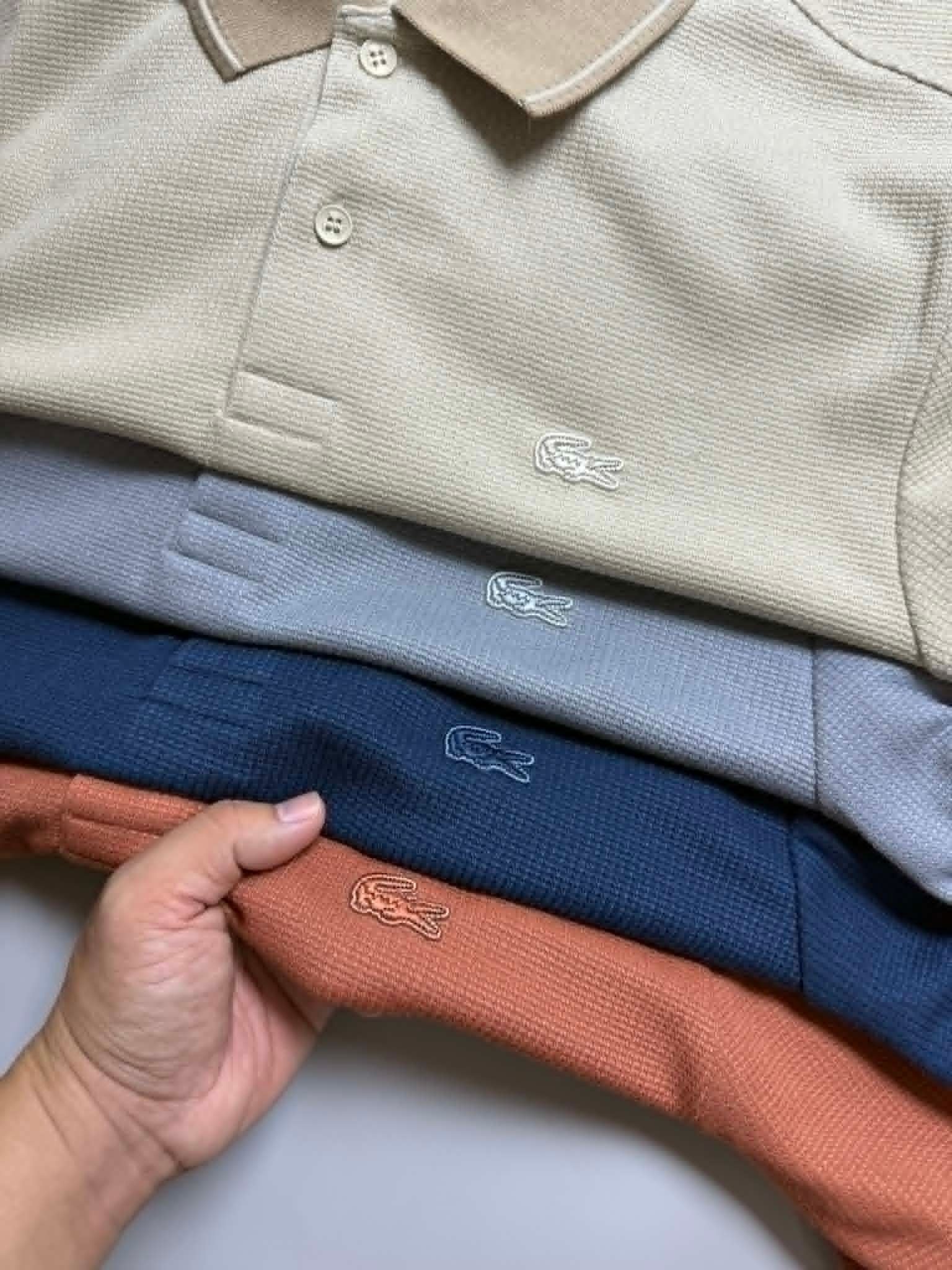 POLO LA.COSTE CỔ VIỀN KẺ SLIM 7654